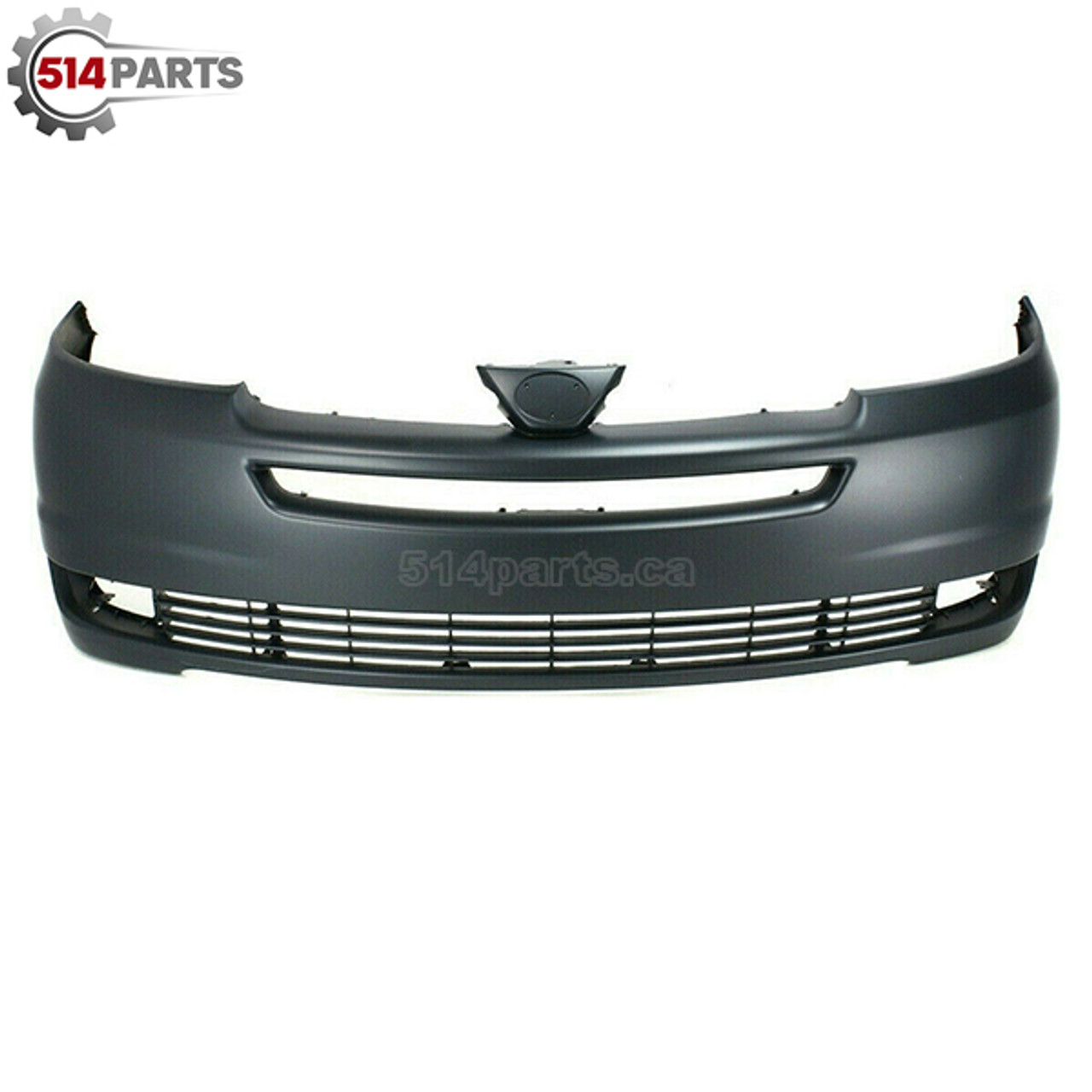 2004 - 2005 TOYOTA SIENNA FRONT BUMPER COVER without SENSOR HOLES/RADAR CRUISE CONTROL - PARE-CHOC AVANT sans TROUS de CAPTEUR/REGULATEUR de VITESSE RADAR