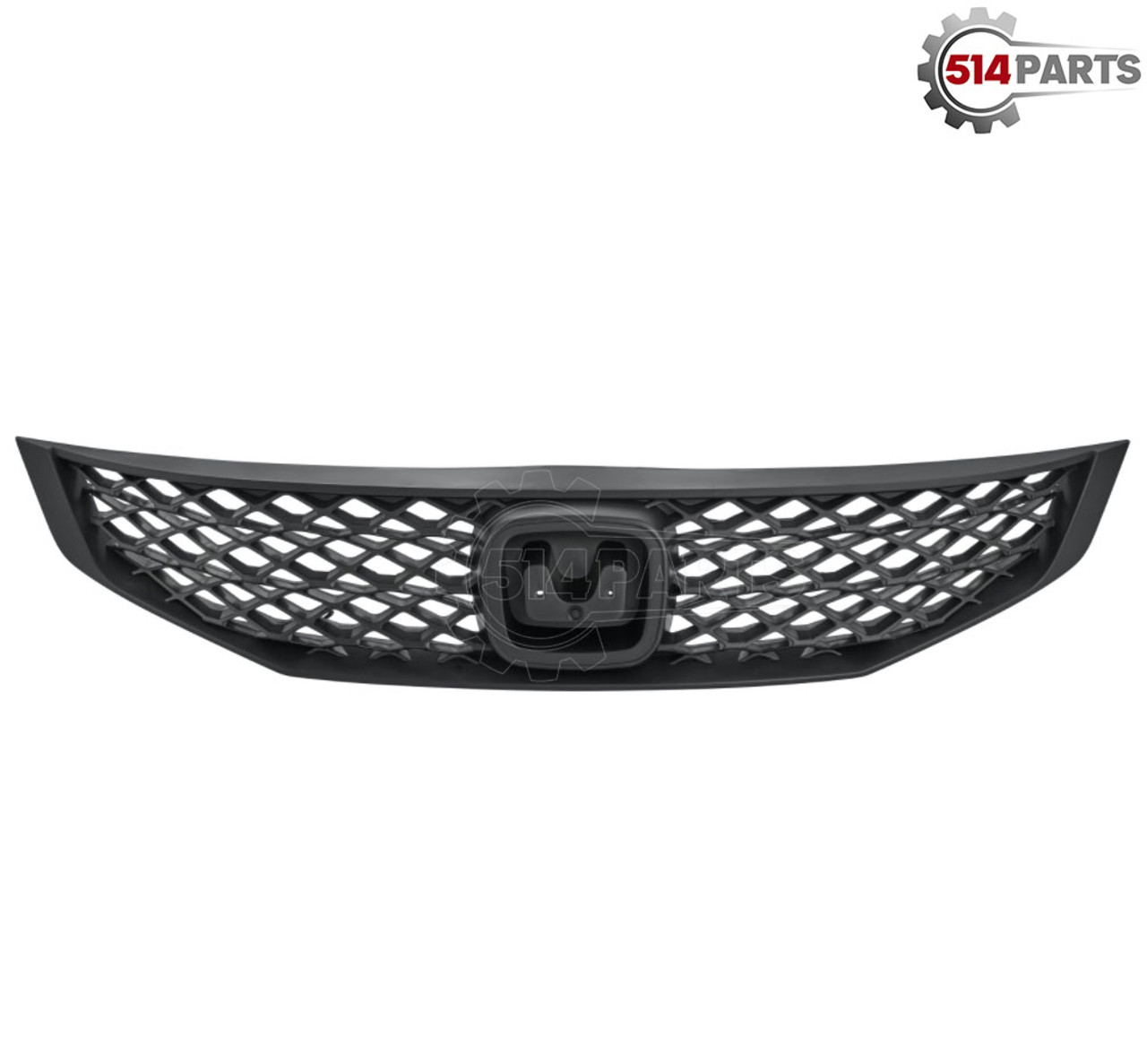 2009 - 2011 HONDA CIVIC COUPE FRONT BUMPER COVER GRILLE BLACK - CALANDRE pour PARE-CHOCS AVANT NOIR