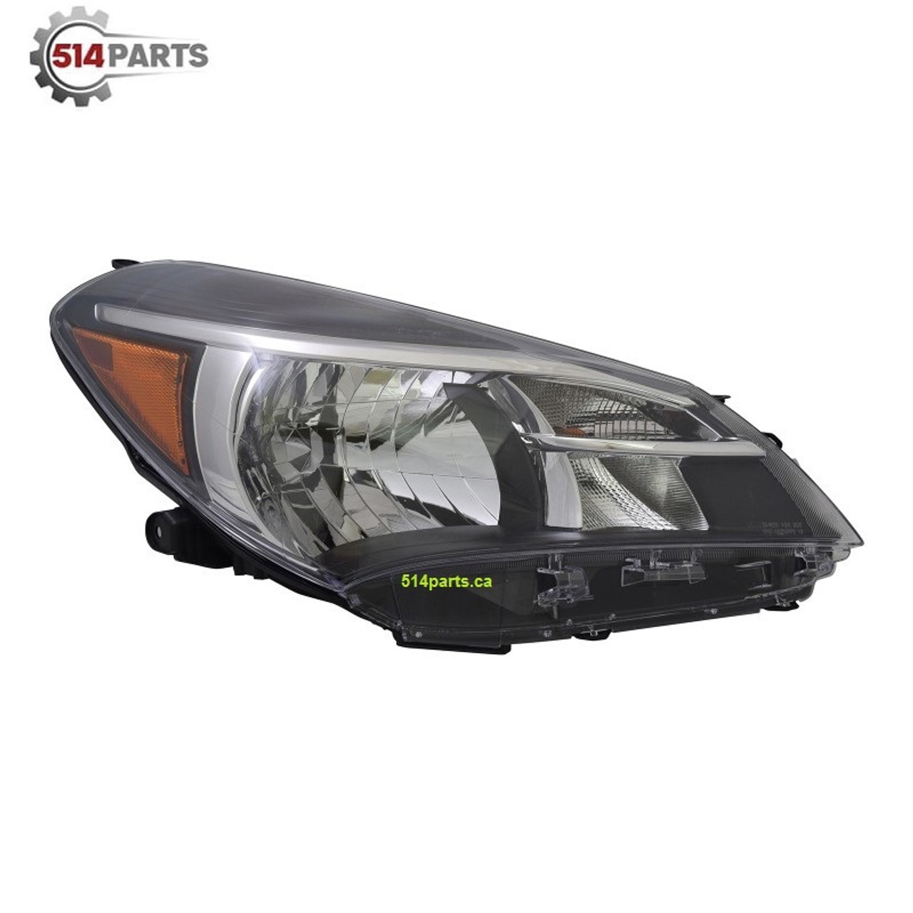 2015 - 2017 TOYOTA YARIS CE/L/LE Models HATCHBACK HALOGEN HEADLIGHTS CAPA Certified - PHARES AVANT HALOGENE CAPA Certifiee