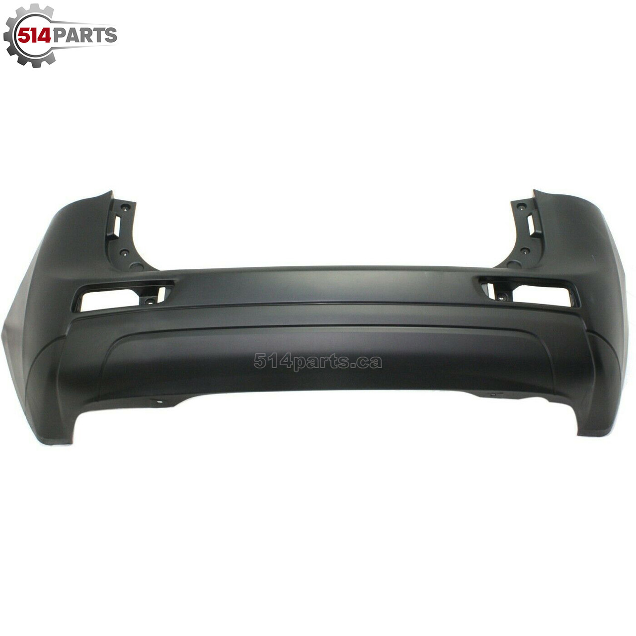 2014 - 2015 MITSUBISHI OUTLANDER REAR BUMPER COVER UPPER PRIMED with TEXTURED LOWER without WHEEL MOLDING HOLES - PARE-CHOCS ARRIERE SUPERIEUR PRIME avec BAS TEXTURE sans TROUS DE MOULAGE de ROUE