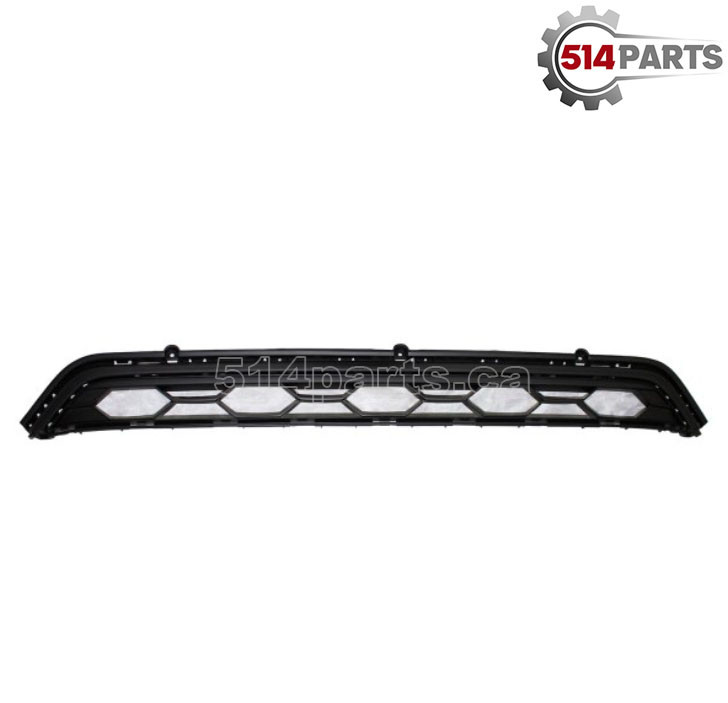 2018 - 2021 VOLKSWAGEN TIGUAN FRONT BUMPER COVER LOWER GRILLE BLACK TEXTURED without SENSOR - CALANDRE INFERIEUR pour PARE-CHOCS AVANT NOIR TEXTURE sans SENSOR