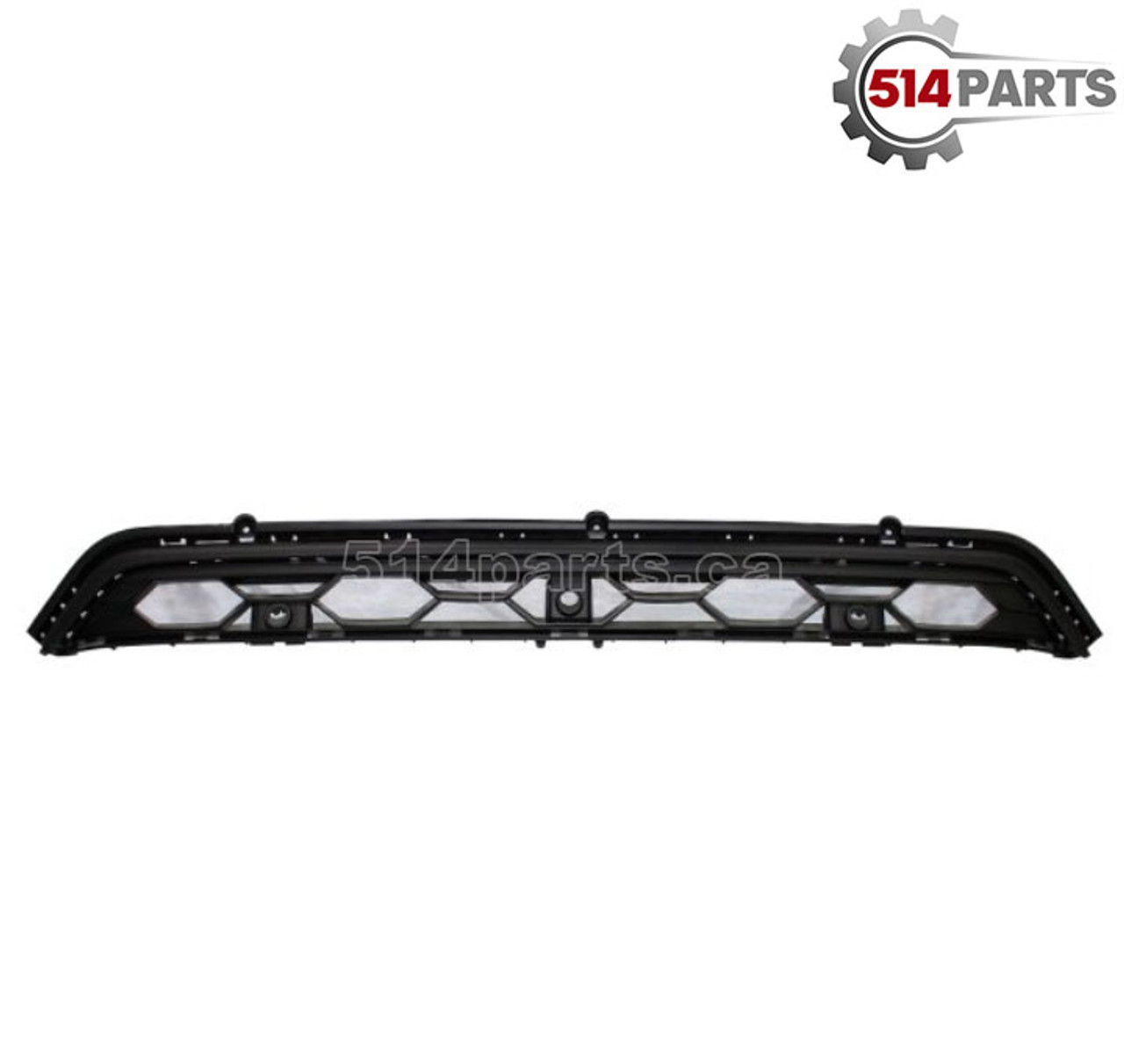 2018 - 2021 VOLKSWAGEN TIGUAN FRONT BUMPER COVER LOWER GRILLE BLACK TEXTURED with SENSOR - CALANDRE INFERIEUR pour PARE-CHOCS AVANT NOIR TEXTURE avec SENSOR