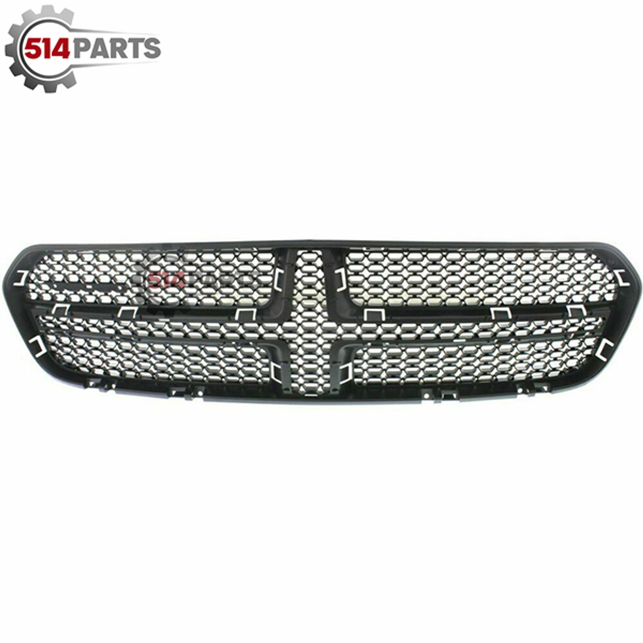 2014 - 2020 DODGE DURANGO SXT/SXT PLUS/LTD FRONT BUMPER COVER GRILLE MATTE-BLACK MESH - CALANDRE pour PARE-CHOC AVANT NOIR MAT