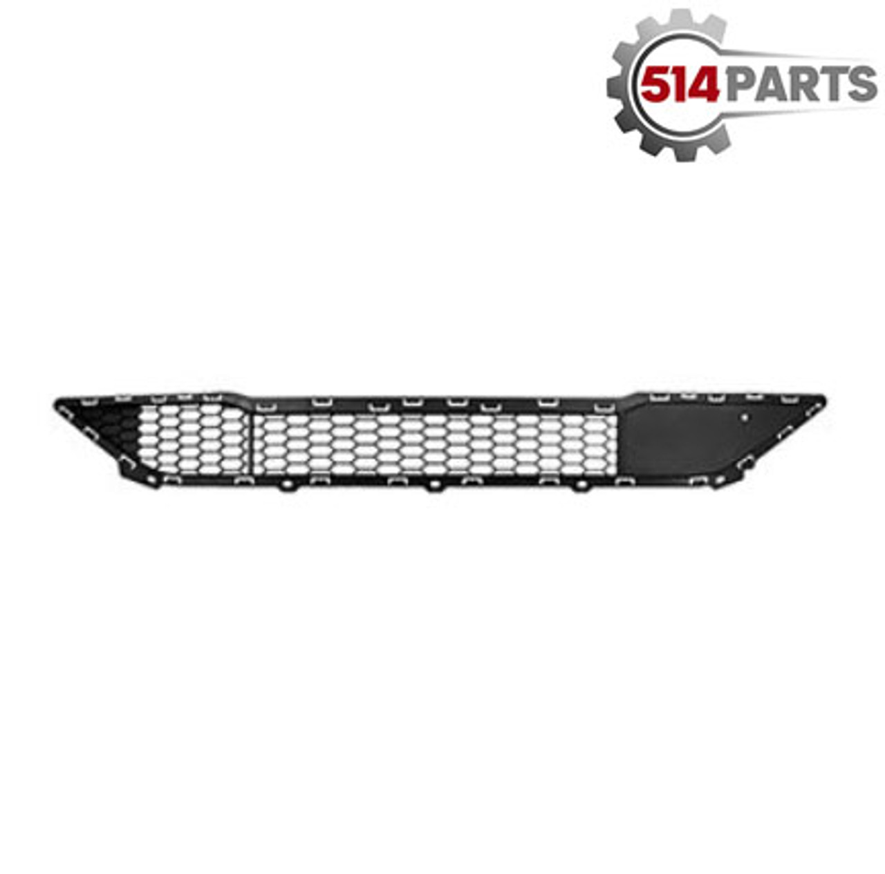 2016 - 2018 HYUNDAI TUSCON FRONT LOWER BUMPER COVER GRILLE TEXTURED BLACK with SKID PLATE with PEDESTRIAN RECOGNITION - CALANDRE de PARE-CHOC INFERIEUR AVANT TEXTURE NOIR avec PLAQUE DE PROTECTION avec RECONNAISSANCE PIETONNIER