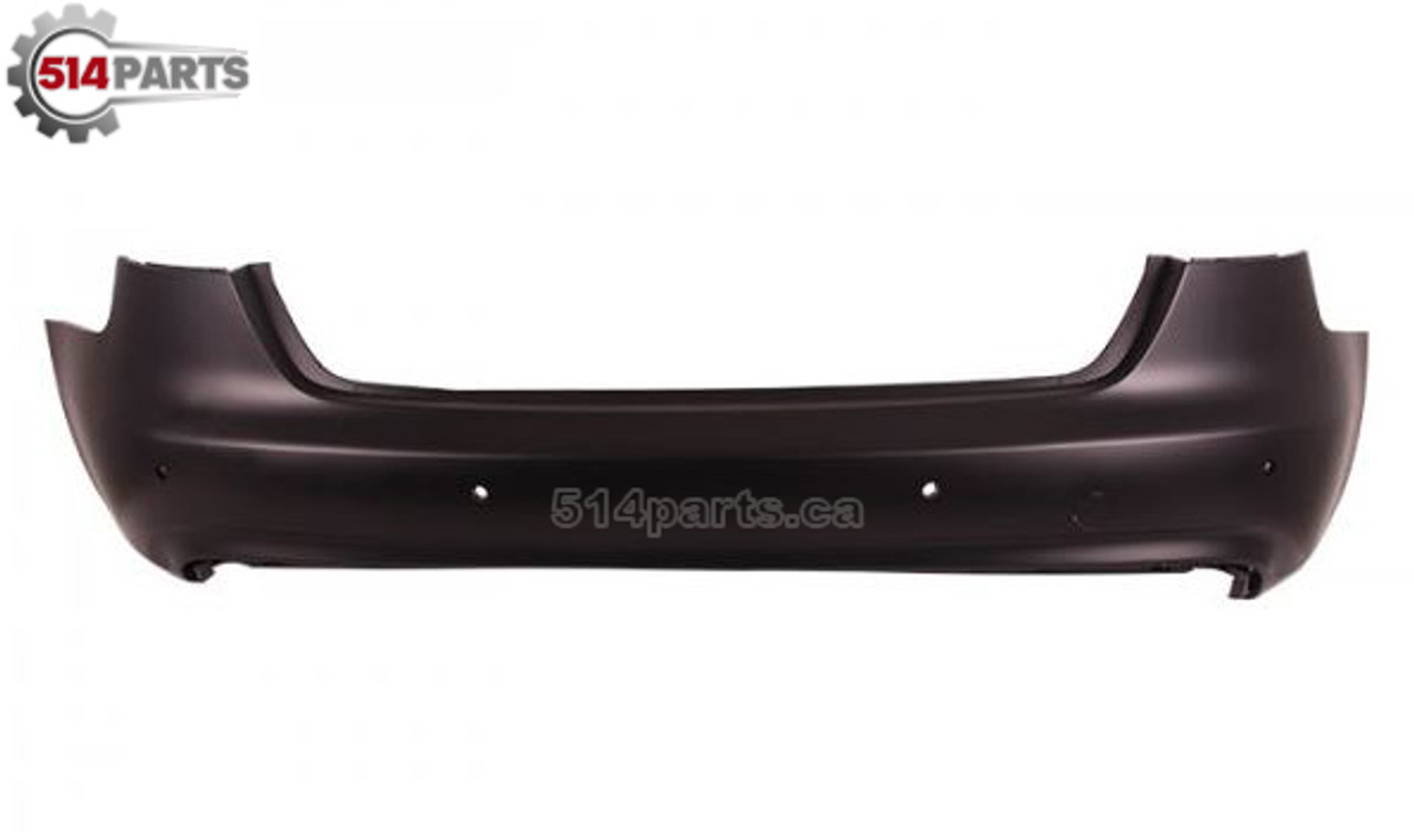 2013 - 2016 AUDI A4 SEDAN REAR BUMPER COVER with SENSOR HOLES without S-LINE PKG - PARE-CHOC ARRIERE avec TROUS de CAPTEUR sans S-LINE