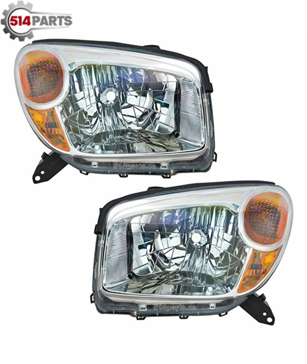 2004 - 2005 TOYOTA RAV4 HALOGEN HEADLIGHTS High Quality - PHARES AVANT a HALOGENE Haute Qualite