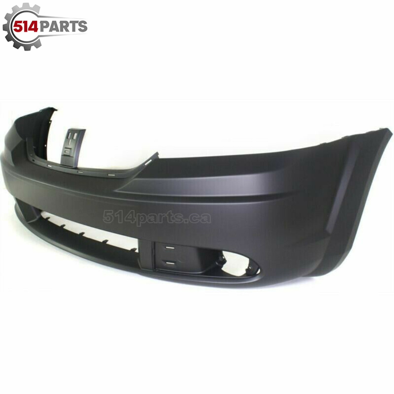 2009 - 2019 DODGE JOURNEY FRONT BUMPER COVER 1-PIECE without HEADLIGHT WASHER/TOW HOOK HOLES - PARE-CHOCS AVANT 1 PIECE sans TROUS DE LAVE-PHARE/CROCHET DE REMORQUAGE