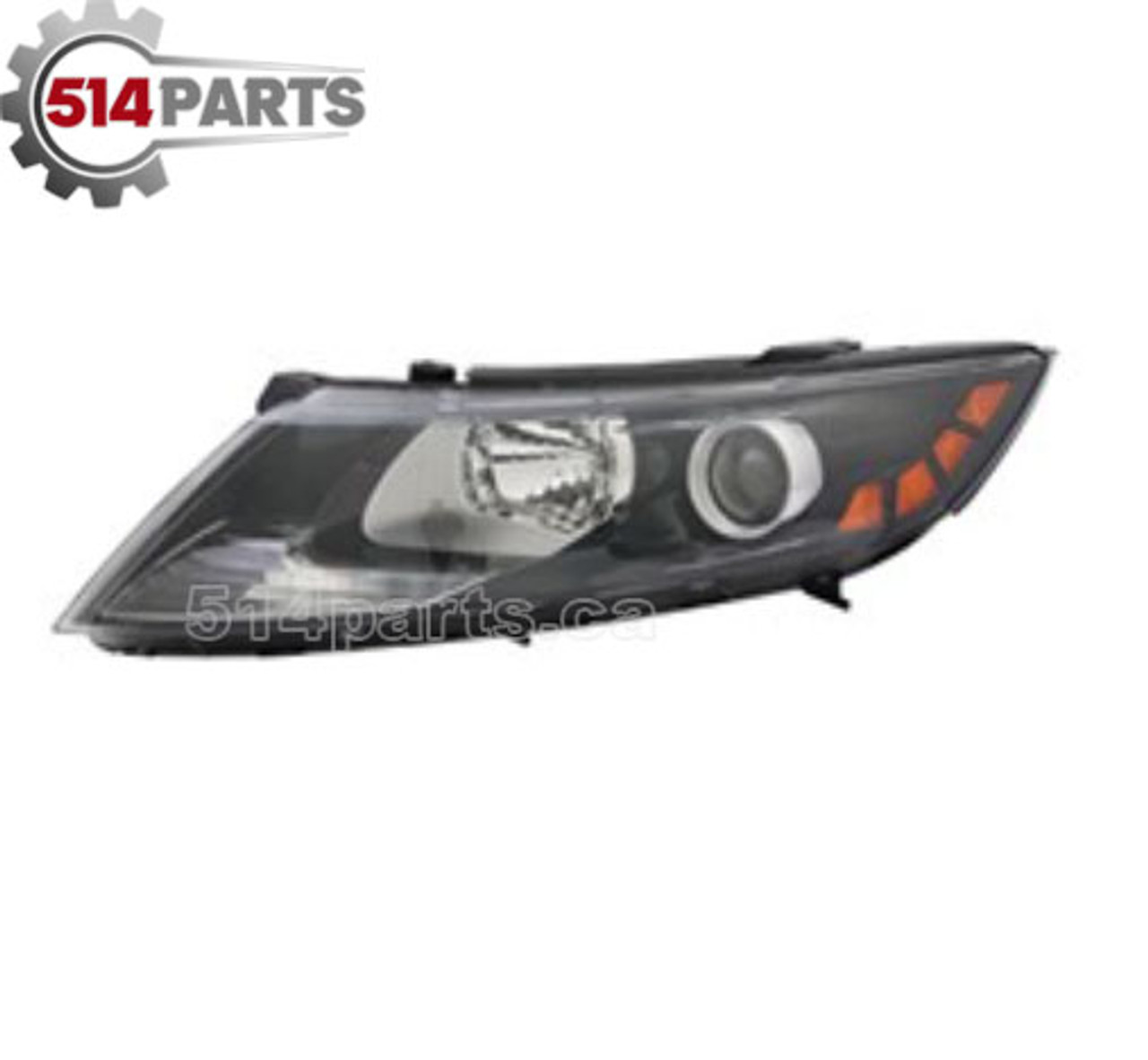 2011 KIA OPTIMA EXCEPT HYBRID HALOGEN HEADLIGHT ASSEMBLY - ENSEMBLE DE PHARE HALOGÈNE
