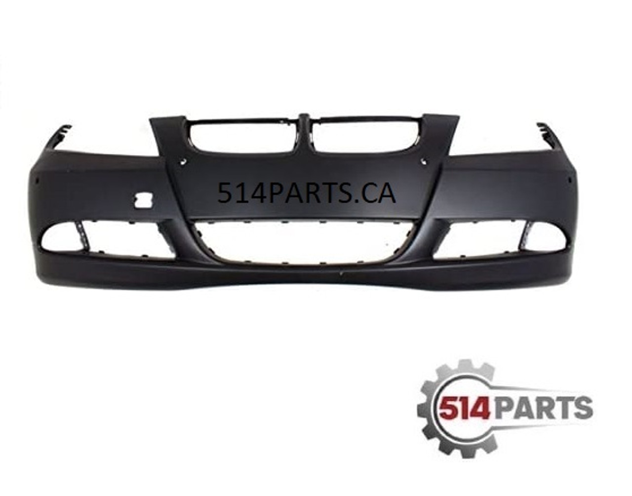 2006 - 2008 BMW 3 SERIES SEDAN/WAGON FRONT BUMPER WITH SENSOR NO HEAD LIGHTS WASHER  PARE-CHOC AVANT AVEC SENSOR NO LAVE PHARES