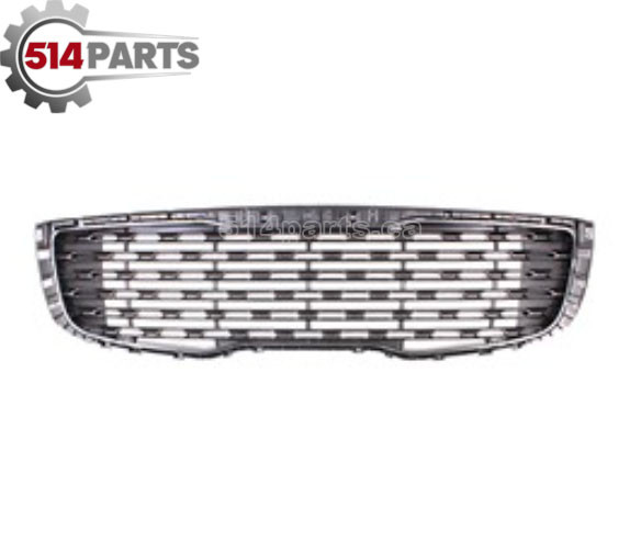2019 - 2021 KIA SEDONA L AND LX/EX WITH HALOGEN FOG LIGHTS FRONT BUMPER COVER GRILLE - GRILLE DE COUVERCLE DE PARE-CHOCS AVANT