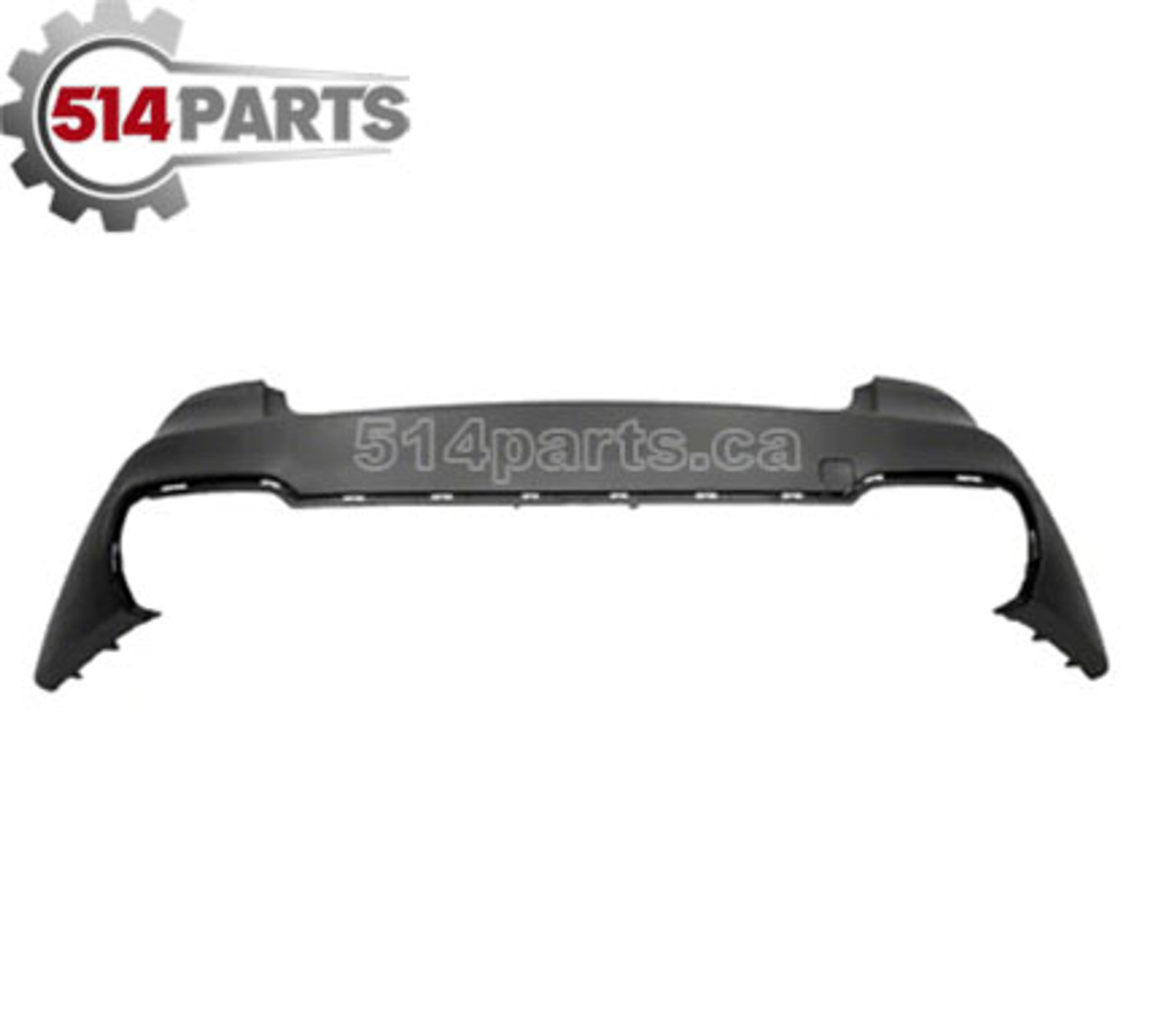2014 - 2019 BMW 3 SERIES GRAN TURISMO WITH M-PACKAGE REAR BUMPER COVER WITHOUT PARK ASSIST SENSOR HOLES - CACHE DU PARE-CHOCS ARRIÈRE SANS TROUS POUR CAPTEURS D'ASSISTANCE AU STATIONNEMENT