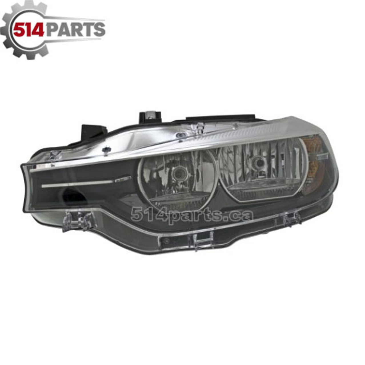 2016 - 2018 BMW 3 SERIES SEDAN AND WAGON HALOGEN HEADLIGHT ASSEMBLY - ENSEMBLE DE PHARE HALOGÈNE