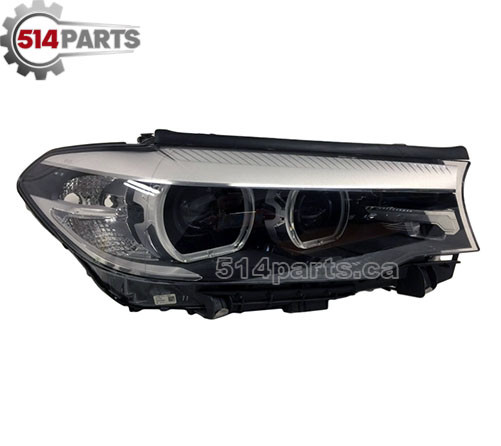 2017 - 2020 BMW 5 SERIES LED HEADLIGHT ASSEMBLY WITHOUT ICON ADAPTIVE - ENSEMBLE DE PHARE À LED