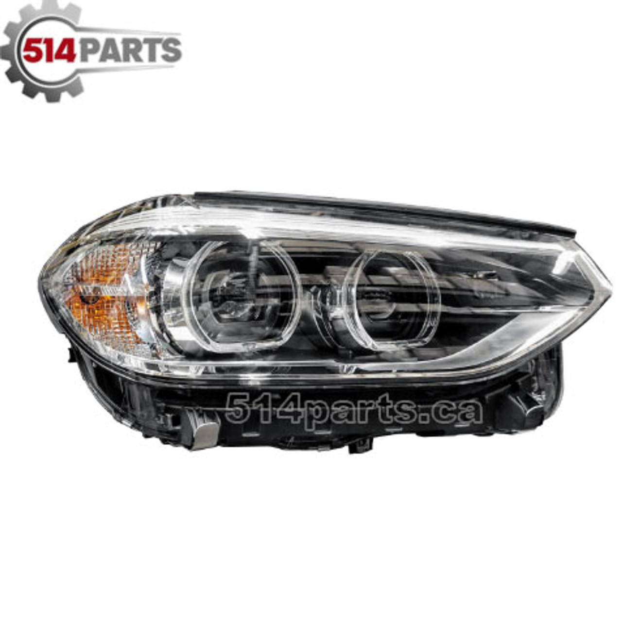 2018 - 2021 BMW X3 LED HEADLIGHT ASSEMBLY WITH ADAPTIVE WITHOUT MATRIX BEAM - ENSEMBLE DE PHARE À LED