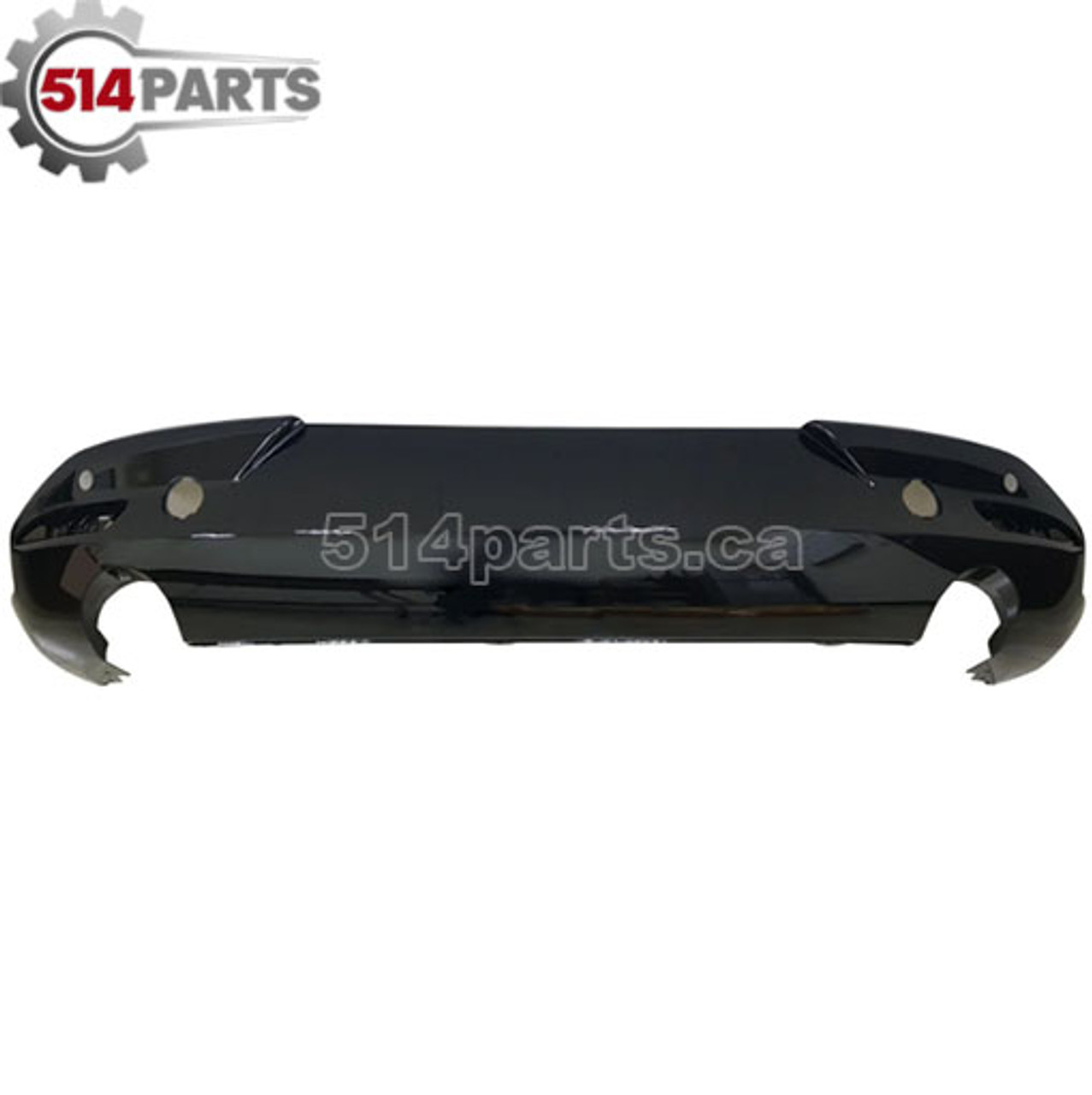 2019 - 2025 MAZDA 3 HATCHBACK REAR LOWER BUMPER COVER WITH PARK ASSIST HOLE WITH TWO TOW HOOK HOLES - CACHE INFÉRIEUR DU PARE-CHOCS ARRIÈRE AVEC TROU POUR ASSISTANCE AU STATIONNEMEN