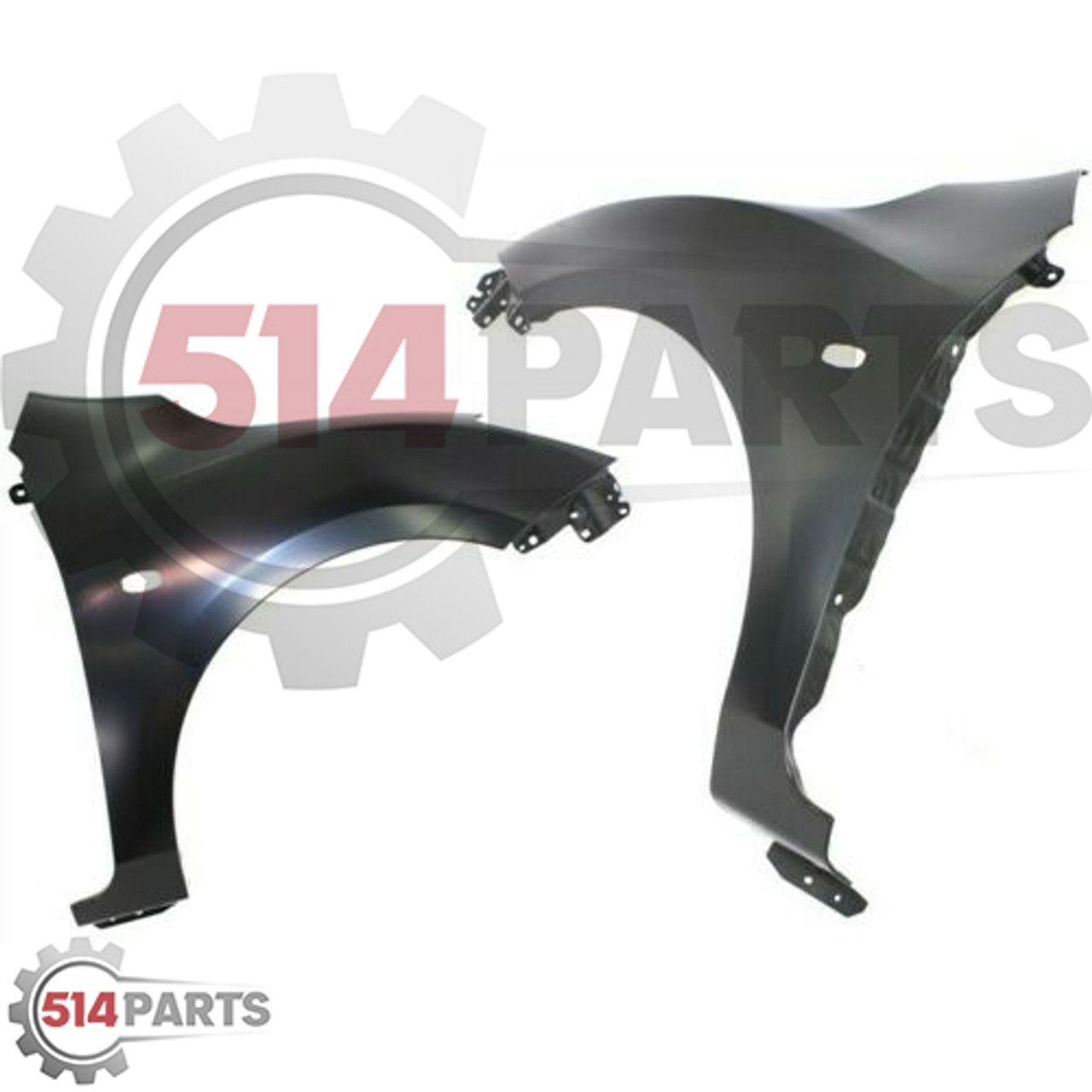 2010 - 2013 MAZDA 3 and MAZDA 3 SPORT(CANADA) CAPA Certified FRONT FENDERS with SIGNAL LAMP HOLE, without MOULDING HOLE - AILES AVANT avec TROU DE FEU DE SIGNALISATION, sans TROU DE MOULAGE CAPA Certifiee