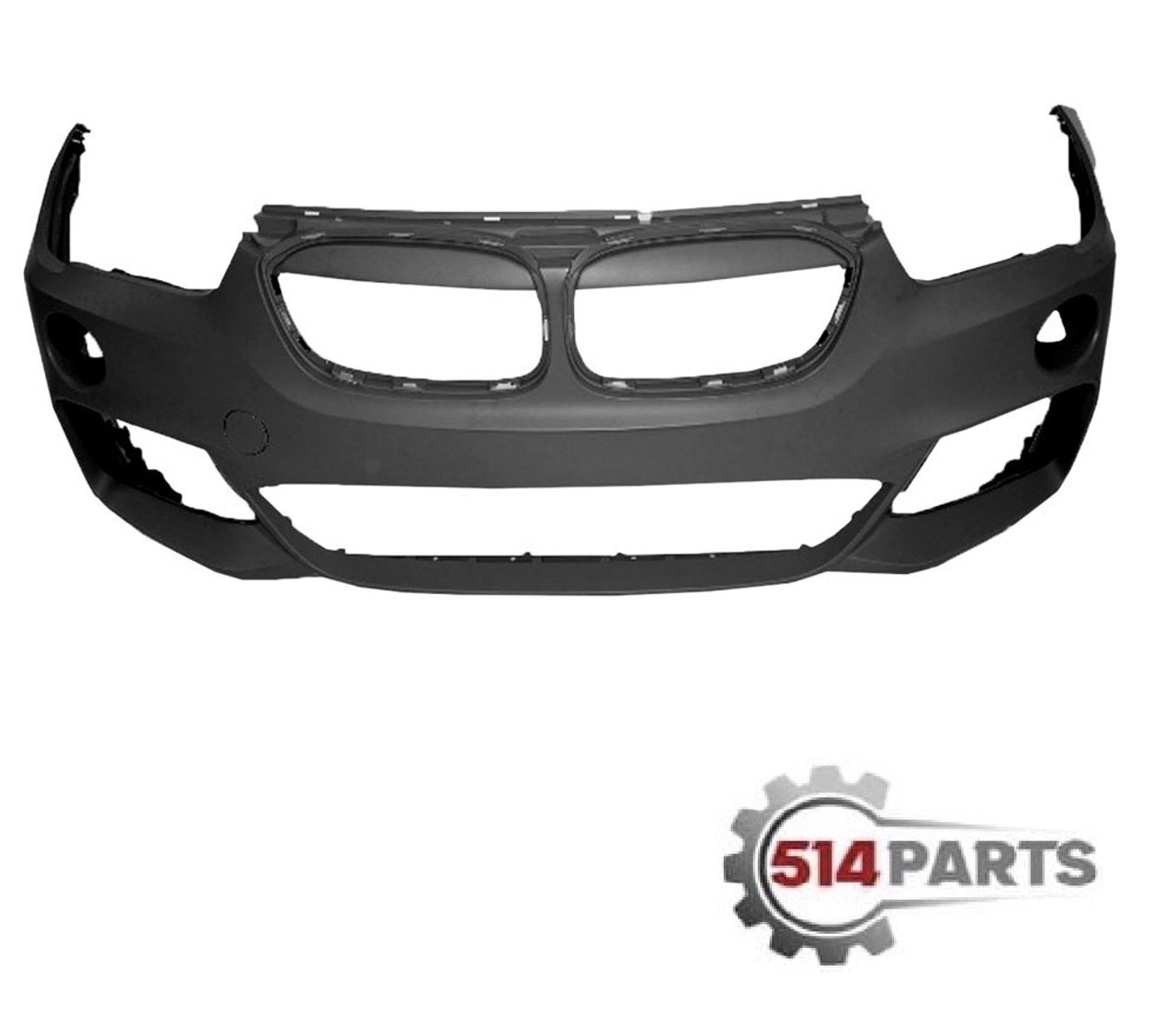 2016 - 2019 BMW X1 FRONT BUMPER COVER NO PARK ASSIST NO PARK DISTANCE NO HEAD LIGHTS WASHER WITH M-PKG   PARE-CHOC AVANT NO PARK ASSSIST NO PARK DISTANCE NO LAVE PHARES AVEC M PKG