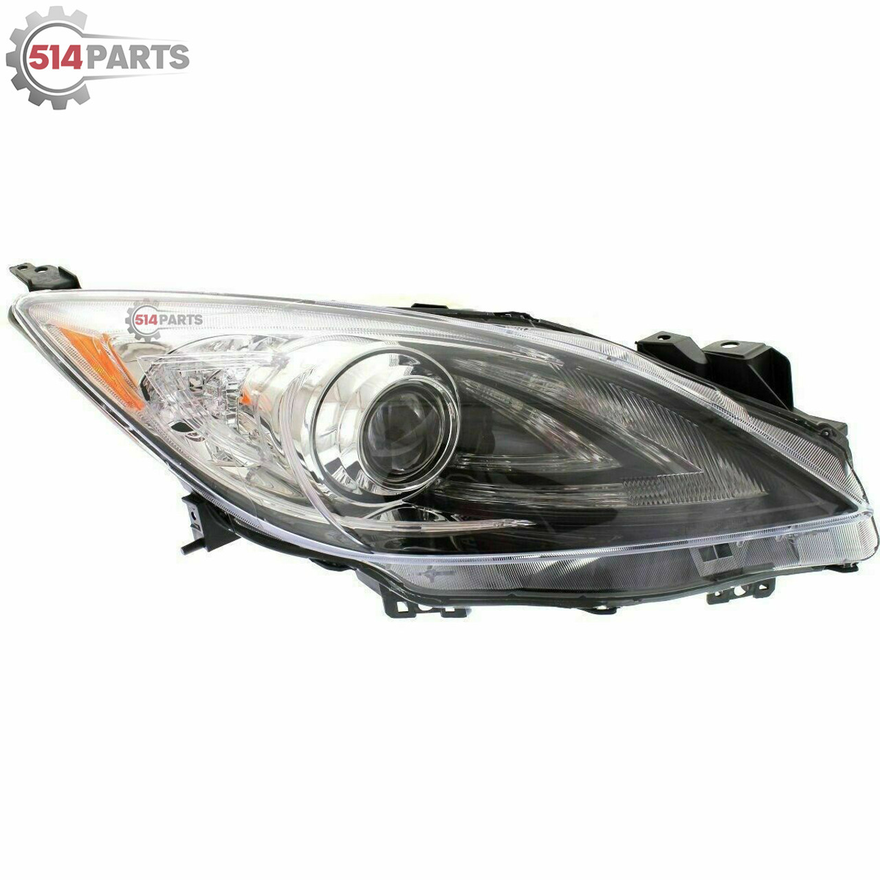 2010 - 2011 MAZDA 3 and MAZDA 3 SPORT(CANADA) HID without AUTO LEVEL CONTROL HEADLIGHTS without DRL High Quality - PHARES AVANT DIH sans DRL sans CONTROLE AUTOMATIQUE DU NIVEAU Haute Qualite