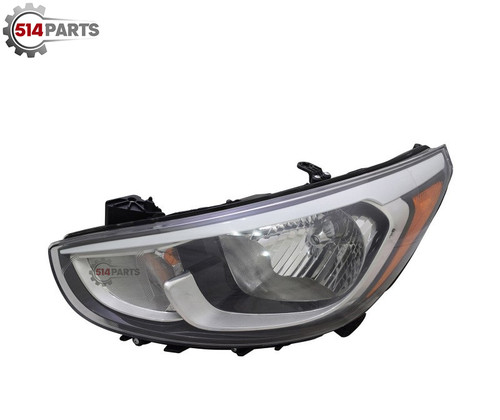 2015 - 2017 HYUNDAI ACCENT HEAD LIGHTS High Quality - PHARES AVANT Haute Qualite