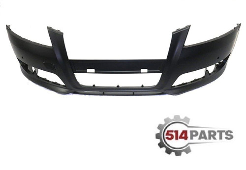 2009 - 2013 AUDI A3 FRONT BUMPER COVER  WITH SENSOR NO WASH HOLE NO SPORT PKG   PARE-CHOC AVANT AVEC SENSOR NO LAVE PHARES NO SPORT PKG