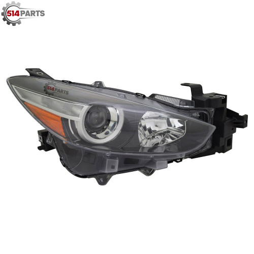 2017 - 2018 MAZDA 3 and MAZDA 3 SPORT(CANADA) JAPAN BUILT HALOGEN HEADLIGHTS High Quality - PHARES AVANT a HALOGENE Haute Qualite