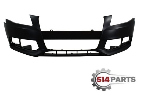2009 - 2012 AUDI A4/S4 FRONT BUMPER COVER NO S LINE NO HEAD LIGHTS WASHER - PARE-CHOC AVANT NO S LINE NO LAVE PHARES 2009 - 2012 AUDI A4/S4 FRONT BUMPER COVER NO S LINE NO HEAD LIGHTS WASHER - PARE-CHOC AVANT NO S LINE NO LAVE PHARES