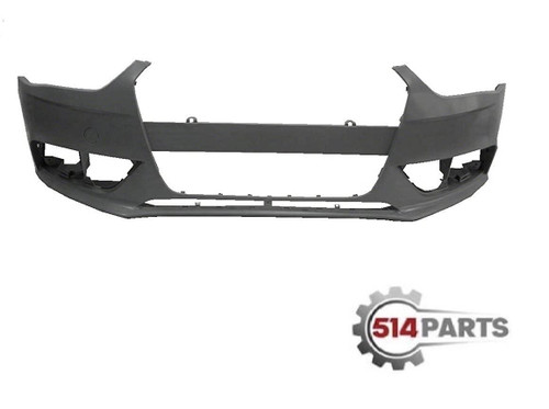 2013 - 2016 AUDI A4 FRONT BUMPER COVER  NO S-LINE PKG NO HEAD LIGHTS WASHER NO SENSOR   PARE-CHOC AVANT NO S-LINE NO LAVE PHARES NO SENSOR 2013 - 2016 AUDI A4 FRONT BUMPER COVER  NO S-LINE PKG NO HEAD LIGHTS WASHER NO SENSOR   PARE-CHOC AVANT NO S-LINE NO LAVE PHARES NO SENSOR