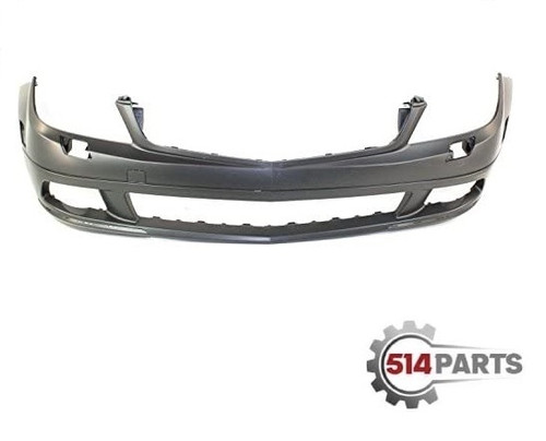 2008 - 2011 MERCEDES-BENZ FRONT BUMPER COVER NO SENSOR WITH HEADLIGHTS WASHER/MOLDING HOLES without AMG PKG/SPORT PKG - PARE-CHOC AVANT avec TROUS de MOULURE sans SENSOR AVEC LAVE PHARES sans PAQUET AMG et SPORT