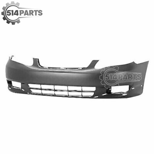 2003 - 2004 TOYOTA COROLLA SPORT MODEL PRIMED FRONT BUMPER COVER - PARE-CHOC AVANT PRIME