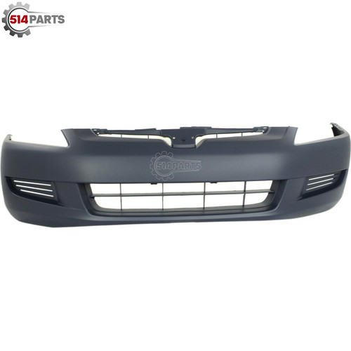2003 - 2005 HONDA ACCORD COUPE 4CYL ALL/V6 Automatic Transmission FRONT BUMPER COVER without FOG HOLE - PARE-CHOC AVANT sans TROU DE BROUILLARD