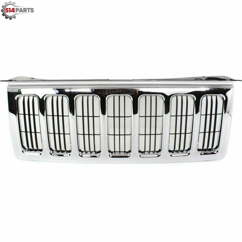2006 - 2010 JEEP COMMANDER BUMPER COVER GRILLE - CALANDRE pour PARE-CHOC AVANT