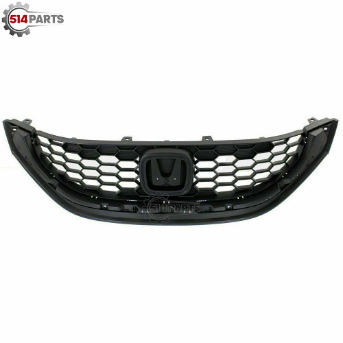 2013 - 2015 HONDA CIVIC SEDAN 1.8L LX/HF/CNG FRONT BUMPER COVER GRILLE TEXTURED - CALANDRE pour PARE-CHOCS AVANT TEXTURE