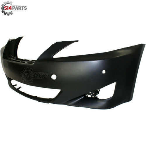 2006 - 2008 LEXUS IS250/350 FRONT BUMPER COVER PRIMED with SENSOR HOLES without HEADLIGHT WASHER HOLES - PARE-CHOCS AVANT PRIME avec TROUS DE CAPTEUR sans TROUS de LAVE-PHARES