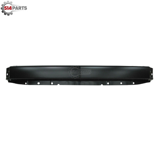 2007 - 2012 CHEVROLET SILVERADO 1500 and HYBRID PAINTED STEEL FRONT BUMPER FACE BAR without AIR INTAKE HOLES - PARE-CHOCS AVANT en ACIER NOIR sans TROUS D'AIR