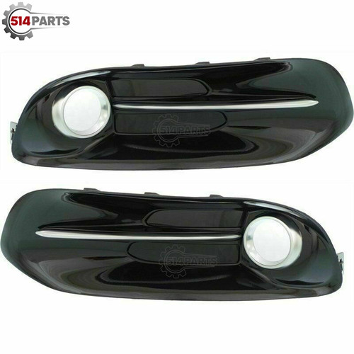 2013 - 2016 DODGE DART FOG LAMP BEZEL GLOSS BLACK with SILVER MOLDING - LUNETTE DE FEU ANTIBROUILLARD NOIR BRILLANT avec MOULURE EN ARGENT 2013 - 2016 DODGE DART FOG LAMP BEZEL GLOSS BLACK with SILVER MOLDING - LUNETTE DE FEU ANTIBROUILLARD NOIR BRILLANT avec MOULURE EN ARGENT