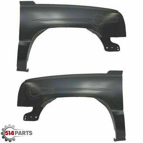 2003 - 2007 CHEVROLET SILVERADO/CLASSIC/HYBRID STEEL FRONT FENDERS - AILES AVANT en ACIER 2003 - 2007 CHEVROLET SILVERADO/CLASSIC/HYBRID STEEL FRONT FENDERS - AILES AVANT en ACIER