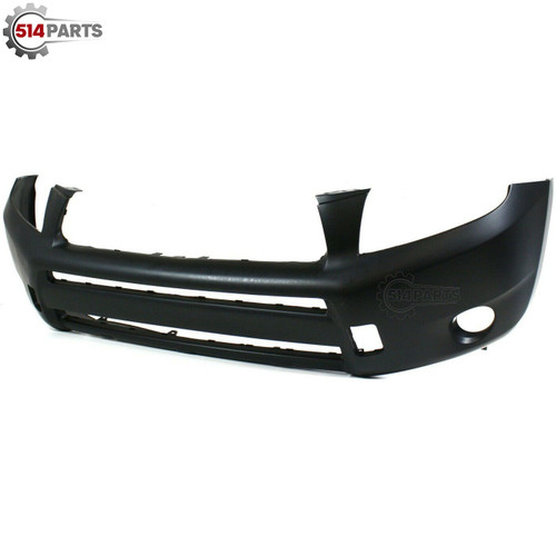 2006 - 2008 TOYOTA RAV4 BASE/LTD PRIMED FRONT BUMPER COVER without FLARE HOLES - PARE-CHOCS AVANT PRIME sans TROUS EVASES