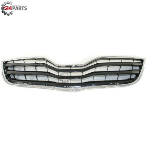 2010 - 2011 TOYOTA CAMRY BASE/LE MODELS FRONT BUMPER COVER GRILLE BLACK/CHROME - CALANDRE pour PARE-CHOCS AVANT NOIR/CHROMEE 2010 - 2011 TOYOTA CAMRY BASE/LE MODELS FRONT BUMPER COVER GRILLE BLACK/CHROME - CALANDRE pour PARE-CHOCS AVANT NOIR/CHROMEE