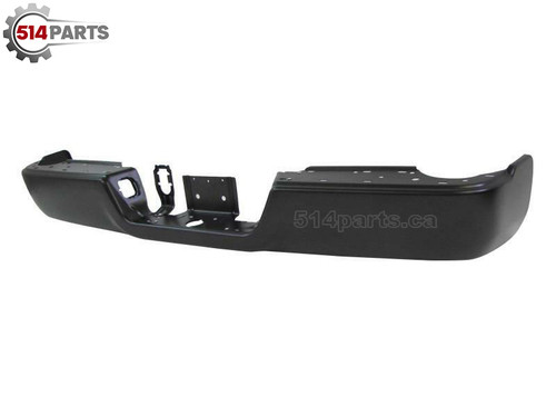 2009 - 2023 DODGE RAM 1500 STEEL REAR BUMPER FACE BAR without PARKING SENSOR HOLES without DOUBE EXHAUST - PARE-CHOCS ARRIERE en ACIER sans TROUS de CAPTEUR sans DOUBLE ECHAPPEMENT