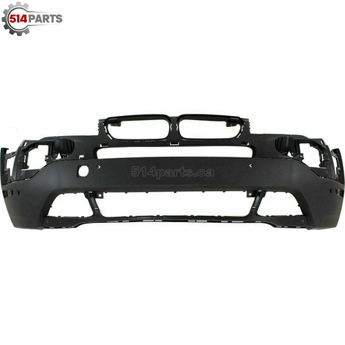 2007 - 2010 BMW X3 without M-PKG FRONT BUMPER COVER with SENSOR HOLES - PARE-CHOC AVANT avec TROUS de CAPTEUR sans M-PKG