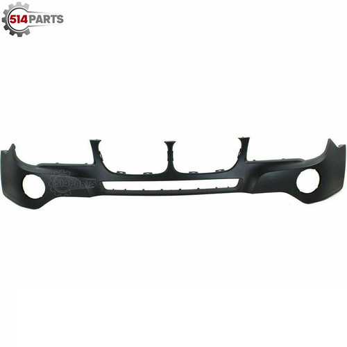 2007 - 2010 BMW X3 without M-PKG FRONT UPPER BUMPER COVER without HEADLIGHT WASHER HOLES - PARE-CHOC AVANT SUPERIEURE sans TROUS de LAVE-PHARE sans M-PKG