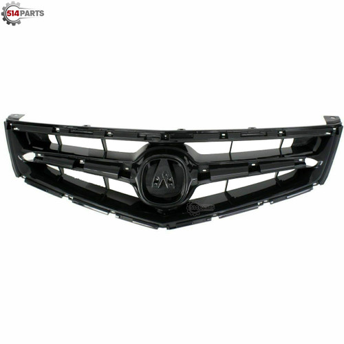 2006 - 2008 ACURA TSX FRONT BUMPER COVER GRILLE BLACK - CALANDRE pour PARE-CHOC AVANT NOIR 2006 - 2008 ACURA TSX FRONT BUMPER COVER GRILLE BLACK - CALANDRE pour PARE-CHOC AVANT NOIR