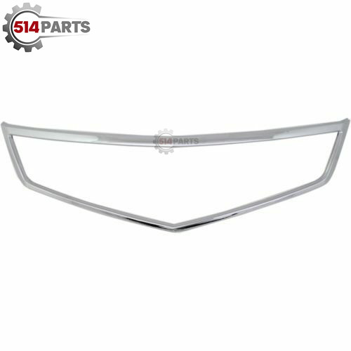 2006 - 2008 ACURA TSX FRONT BUMPER COVER GRILLE MOLDING CHROME - MOULURE pour CALANDRE de PARE-CHOC AVANT CHROME 2006 - 2008 ACURA TSX FRONT BUMPER COVER GRILLE MOLDING CHROME - MOULURE pour CALANDRE de PARE-CHOC AVANT CHROME