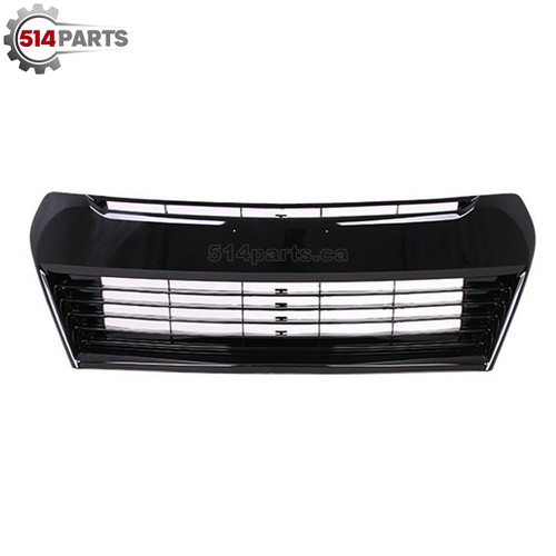 2014 - 2016 TOYOTA COROLLA S/SPECIAL EDITION MODELS SEDAN FRONT BUMPER COVER LOWER GRILLE BLACK without CHROME MOLDING - CALANDRE INFERIEUR pour PARE-CHOC AVANT NOIR sans MOULURE CHROME