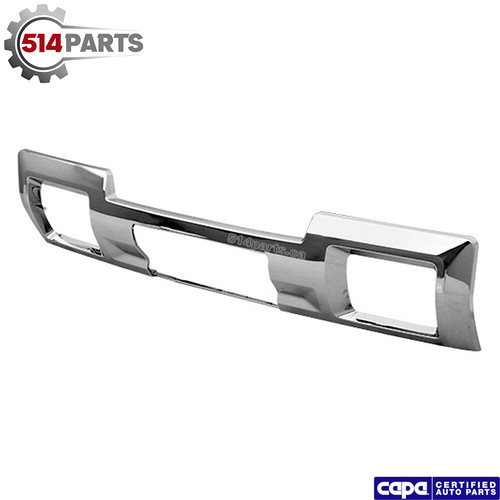 2015 - 2019 GMC SIERRA 2500/3500/DENALI FRONT BUMPER SKID PLATE all CHROME CAPA Certified - PLAQUE DE PROTECTION DE PARE-CHOCS AVANT tout CHROME Certifiee CAPA