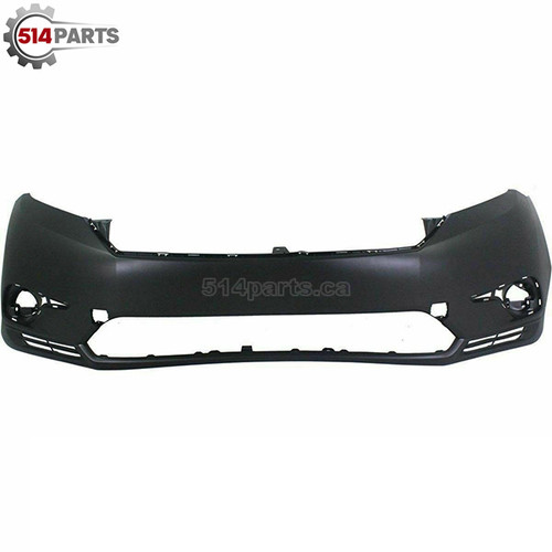 2011 - 2013 TOYOTA HIGHLANDER PRIMED FRONT BUMPER COVER - PARE-CHOC AVANT PRIME