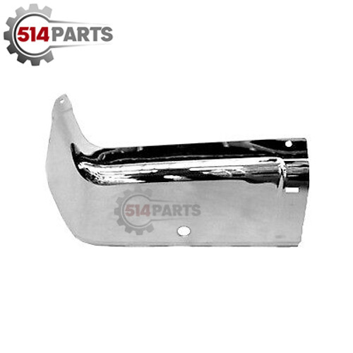 2007 - 2014 CHEVROLET SILVERADO 1500/2500/3500/HYBRID CHROME REAR BUMPER EXTENSION with SENSOR HOLES - EXTENSION de PARE-CHOCS ARRIERE CHROMEE sans TROUS de CAPTEUR