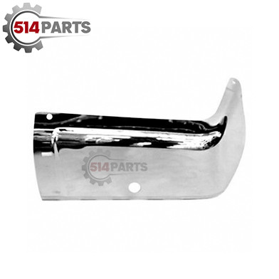 2007 - 2014 CHEVROLET SILVERADO 1500/2500/3500/HYBRID CHROME REAR BUMPER EXTENSION with SENSOR HOLES - EXTENSION de PARE-CHOCS ARRIERE CHROMEE sans TROUS de CAPTEUR