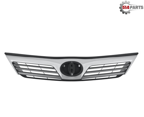 2012 - 2014 TOYOTA CAMRY L FRONT BUMPER COVER GRILLE CHROME - CALANDRE pour PARE-CHOCS AVANT CHROME 2012 - 2014 TOYOTA CAMRY L FRONT BUMPER COVER GRILLE CHROME - CALANDRE pour PARE-CHOCS AVANT CHROME