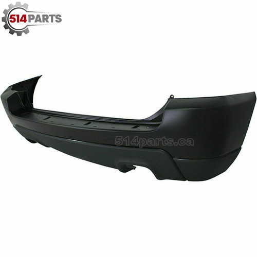 2009 - 2010 KIA SPORTAGE 2.7L LX DUAL EXHAUST PRIMED REAR BUMPER COVER without FLARE HOLES - PARE-CHOC ARRIERE PRIME DOUBLE ECHAPPEMENT sans TROUS EVASES